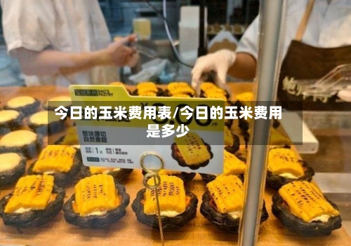 今日的玉米费用表/今日的玉米费用是多少-第3张图片