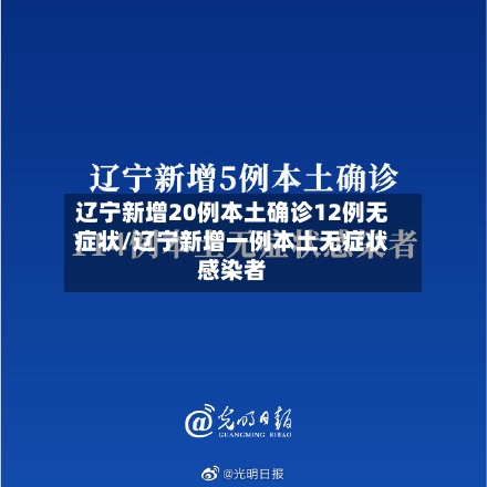 辽宁新增20例本土确诊12例无症状/辽宁新增一例本土无症状感染者