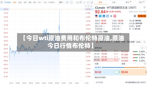 【今日wti原油费用和布伦特原油,原油今日行情布伦特】-第2张图片