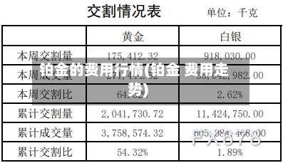 铂金的费用行情(铂金 费用走势)