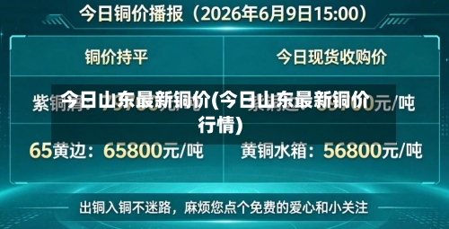 今日山东最新铜价(今日山东最新铜价行情)