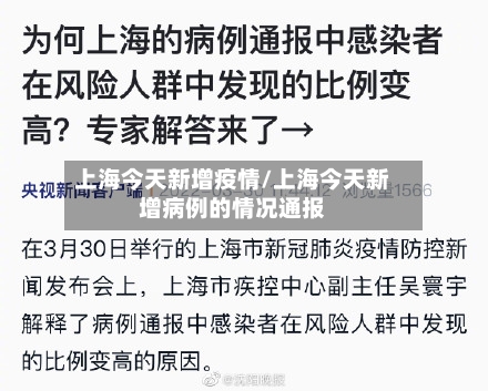 上海今天新增疫情/上海今天新增病例的情况通报-第3张图片