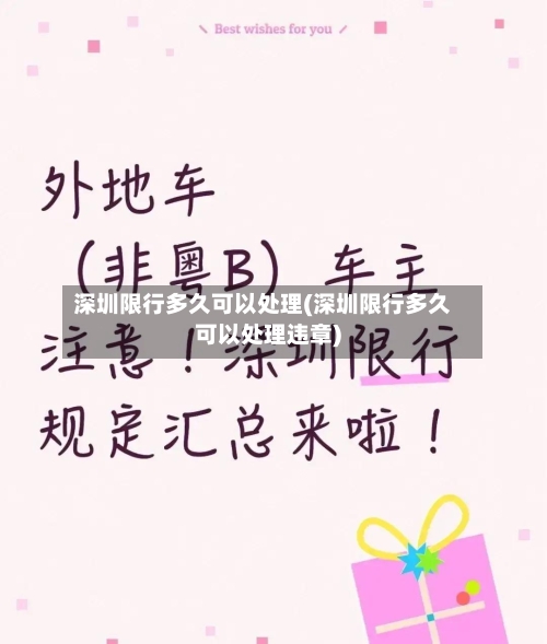 深圳限行多久可以处理(深圳限行多久可以处理违章)-第2张图片