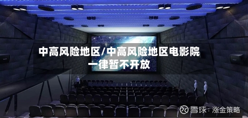 中高风险地区/中高风险地区电影院一律暂不开放