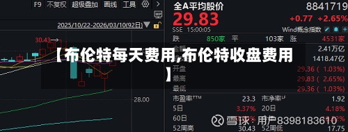 【布伦特每天费用,布伦特收盘费用】
