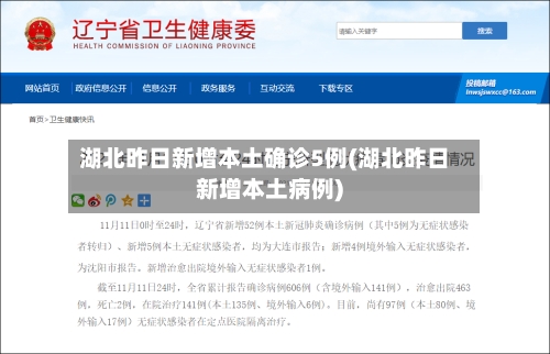 湖北昨日新增本土确诊5例(湖北昨日新增本土病例)-第2张图片