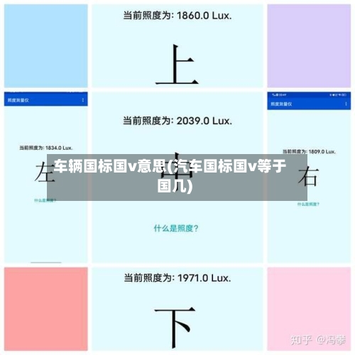 车辆国标国v意思(汽车国标国v等于国几)